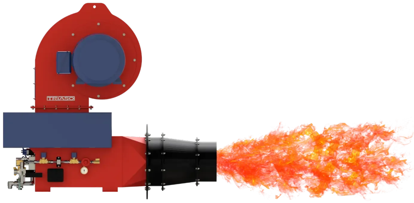 Burner with fixed power at 100% power