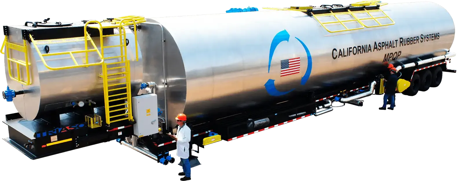 Asphalt storage tank modified for a specific need