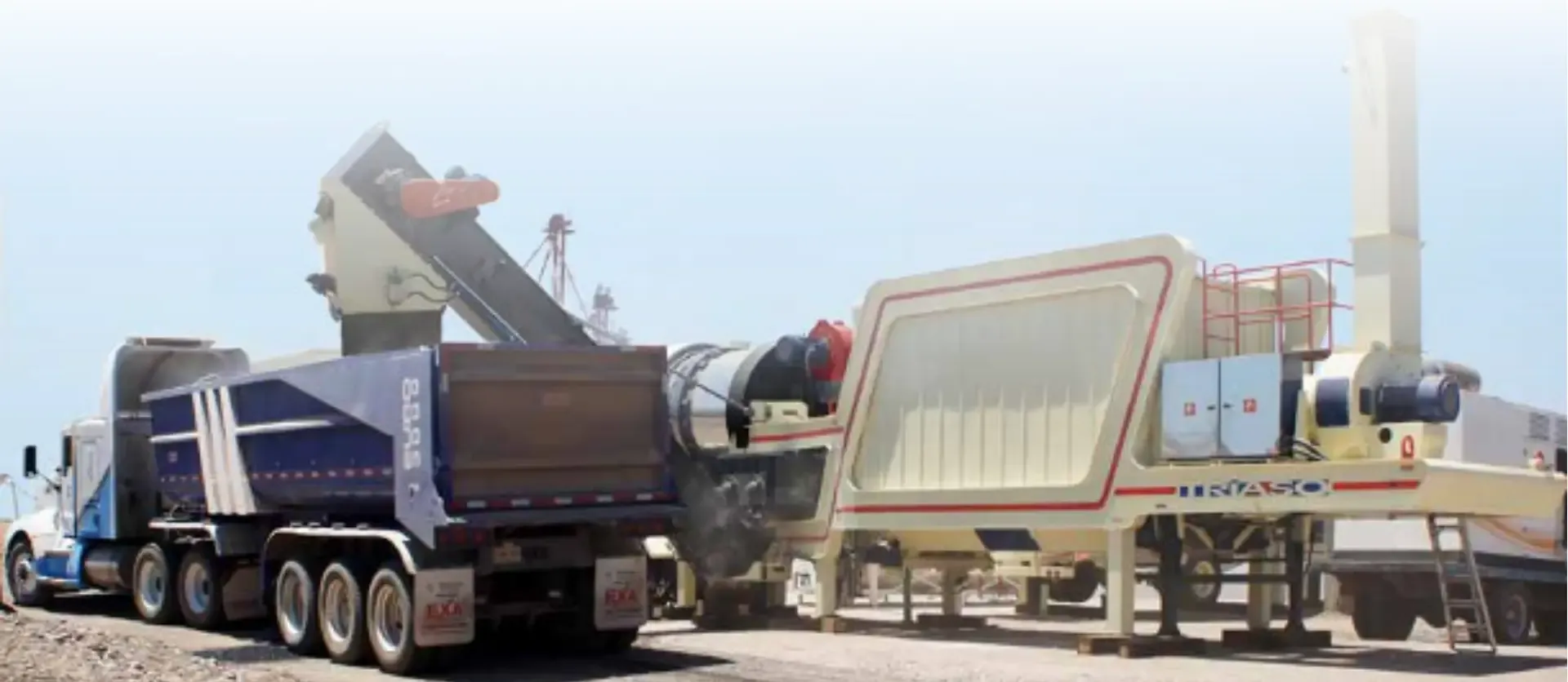 Usage of a Drum mixer