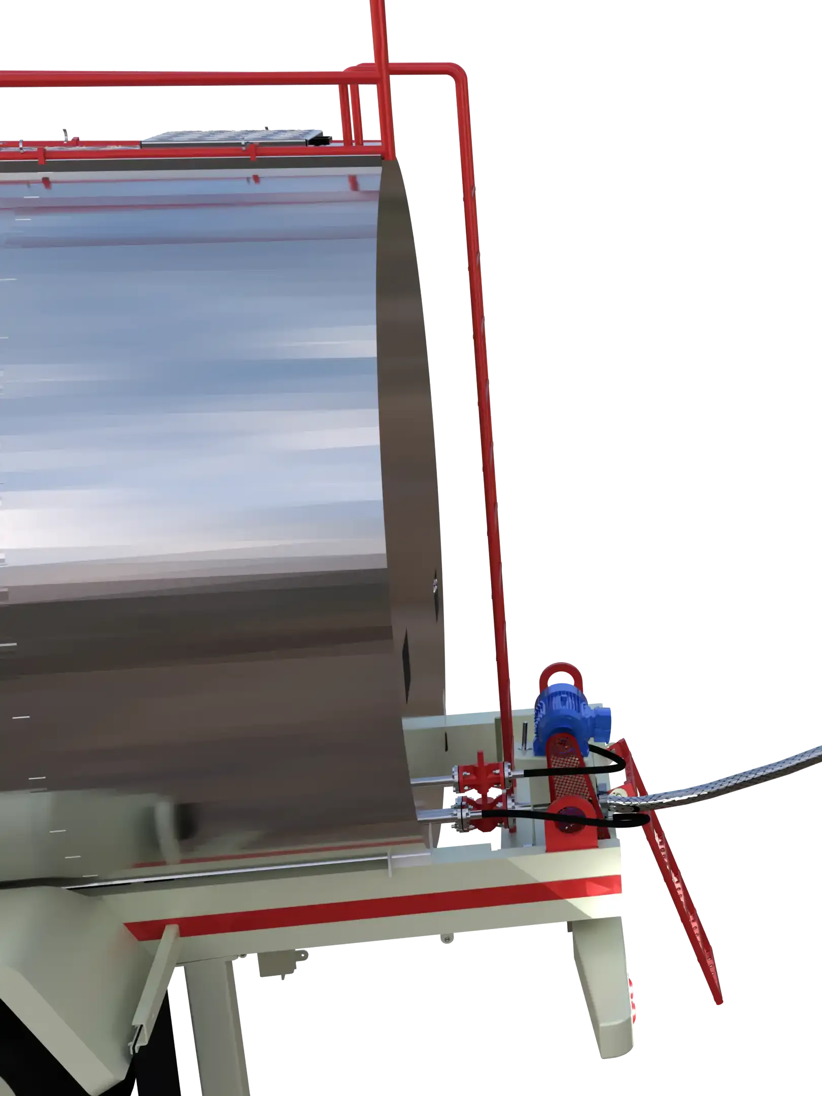 Front of the Asphalt Storage Tank