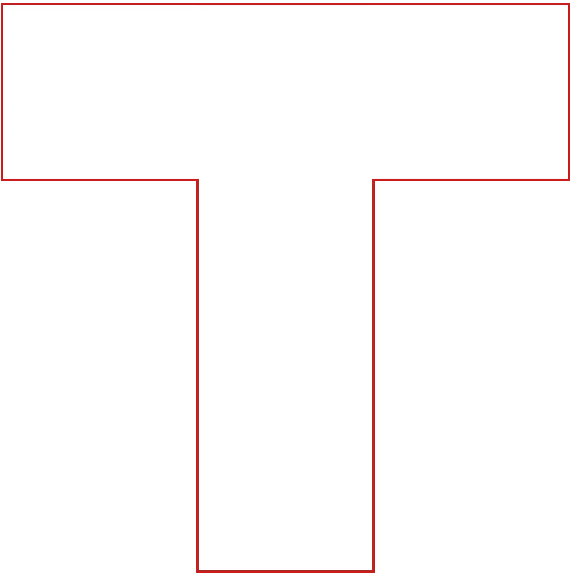 Red T icon