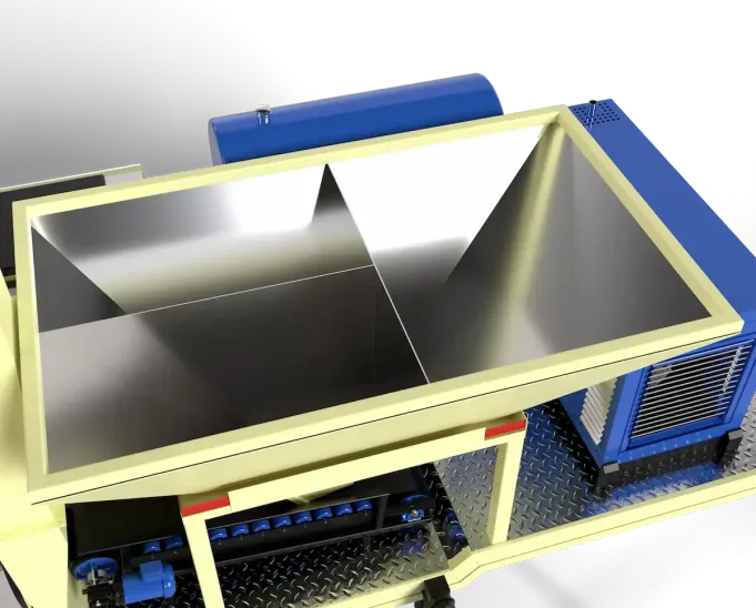 Top of a Integral asphalt plant of 10 Tph