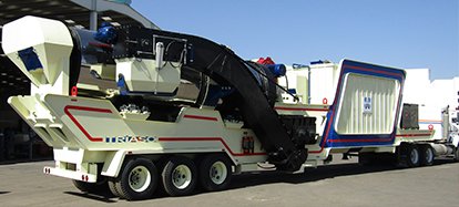 Counterflow drum leaving the factory