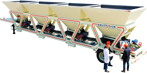 Cuadruple bin unit