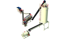Mining, production of material ready to separate ore, stationary system, minimum investment 